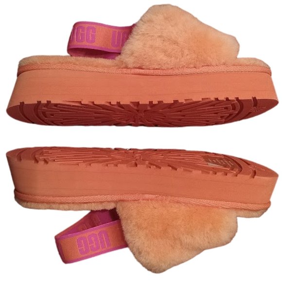 NWT & Gorgeous | UGG | Disco slide | Fur Platform Slippers | Women's | Size: 10 - Picture 7 of 16